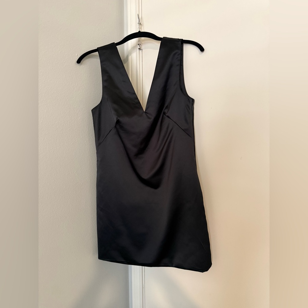 Abercrombie & Fitch Black V-Neck Mini Dress worn 1x